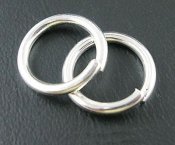 Bind ring silver 4 x 0,6 mm