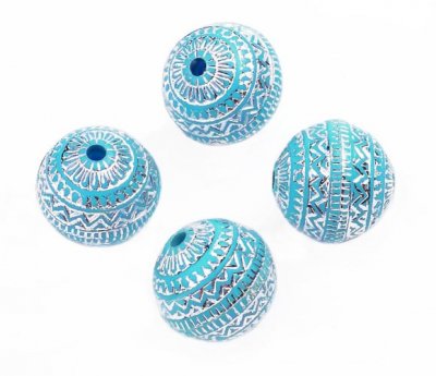 turkos-pärla-silver mönster-akryl-12mm.jpg