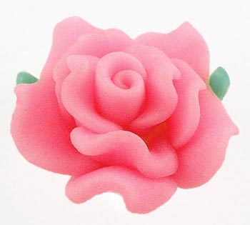 Stor rosa fimoblomma