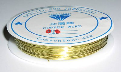 Metalltråd guld 0.5mm