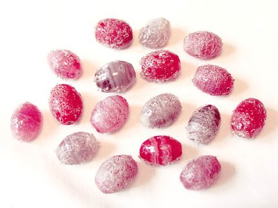 Sugarbeads röda/rosa nyanser 2-pack