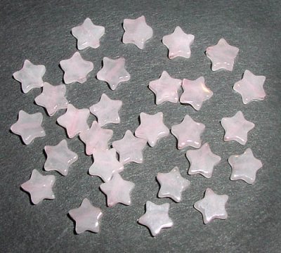 Stjärna 8 mm i rosenkvarts